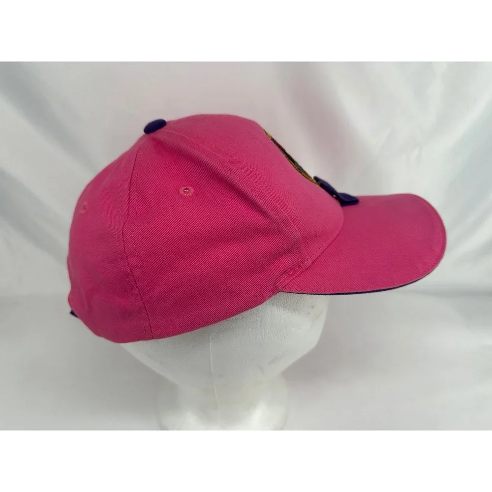 Disney Cruise Line Baseball Cap Women OS Pink Minnie Mouse Embroidered Nautical